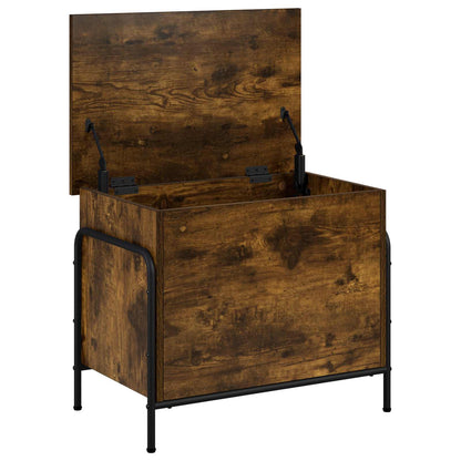 Storage Box Smoked Oak 60 x 40 x 49.5 cm Engineered Wood
