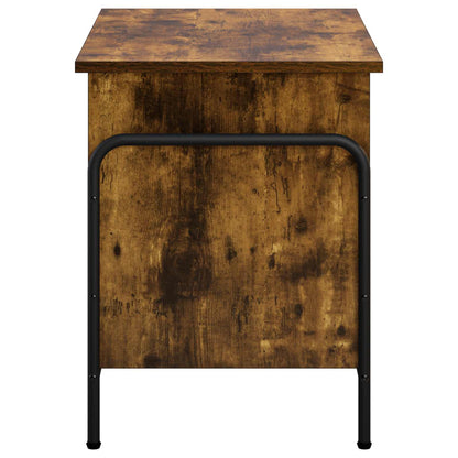 Storage Box Smoked Oak 60 x 40 x 49.5 cm Engineered Wood