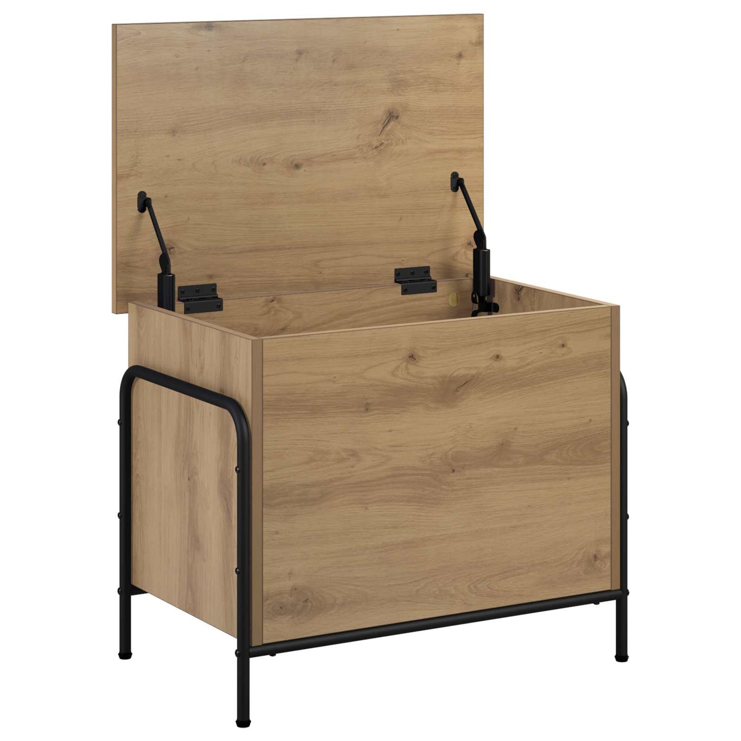 Storage Box Artisan Oak 60 x 40 x 49.5 cm Engineered Wood