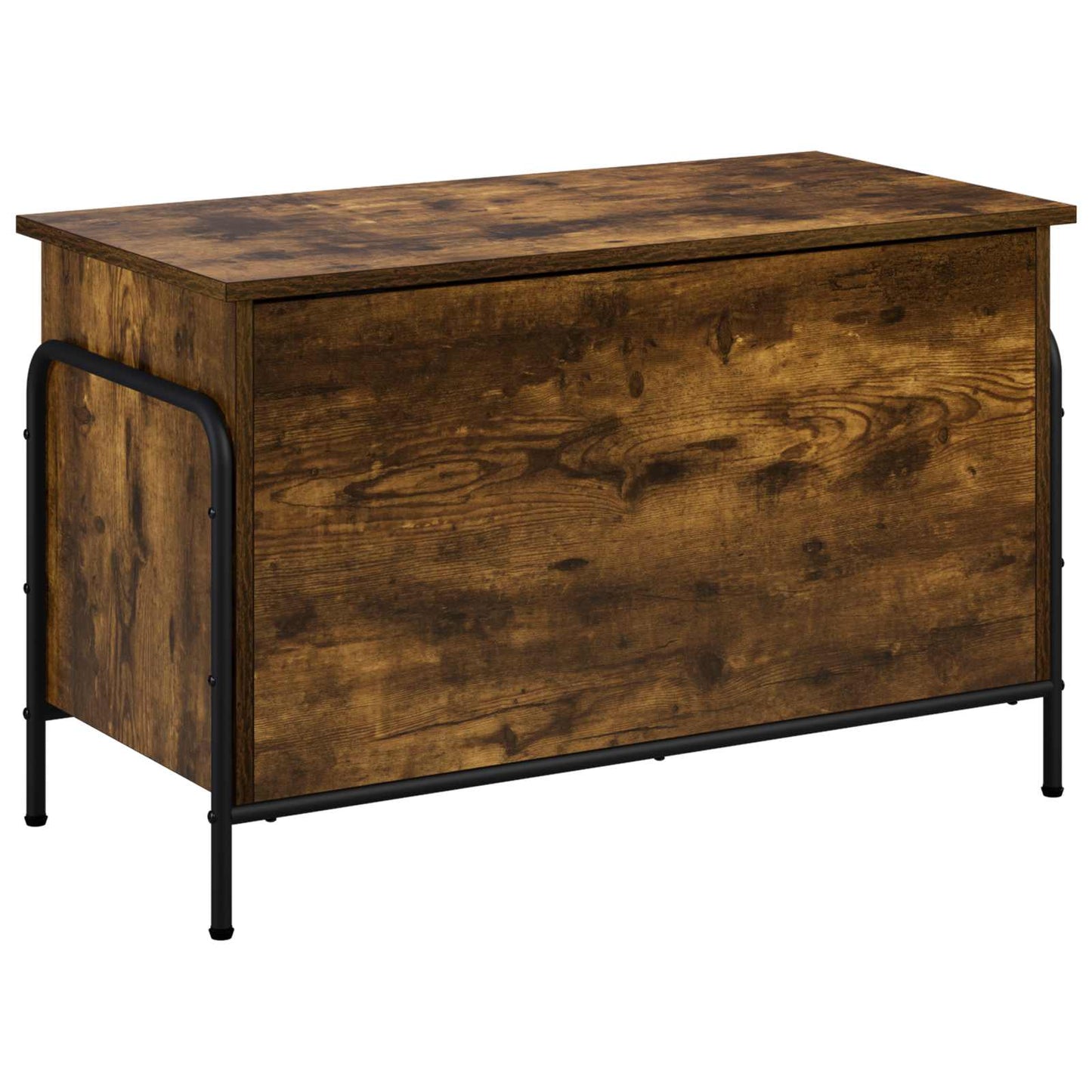 Storage Box Smoked Oak 80 x 40 x 49.5 cm Engineered Wood