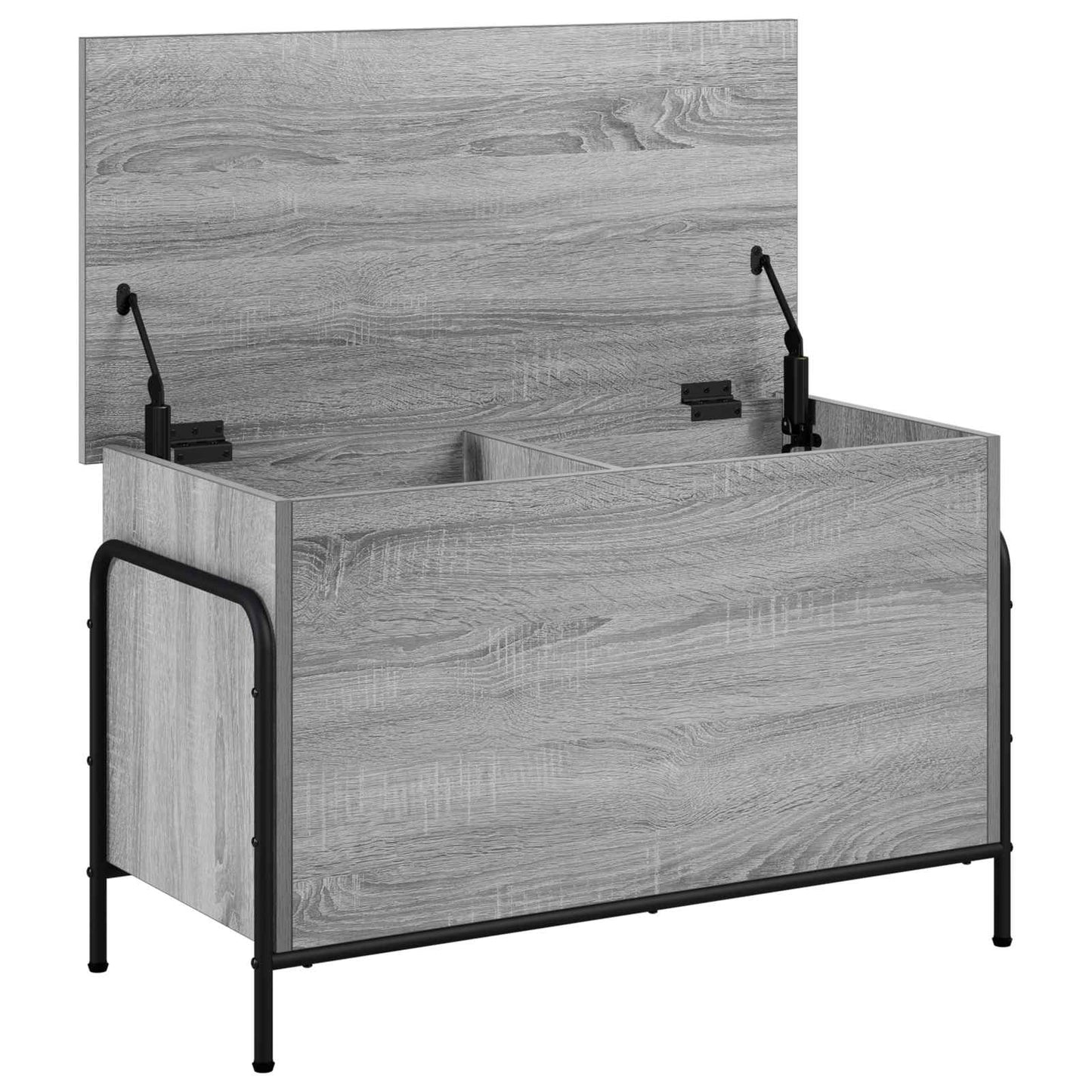 Storage Box Grey Sonoma 80 x 40 x 49.5 cm Engineered Wood