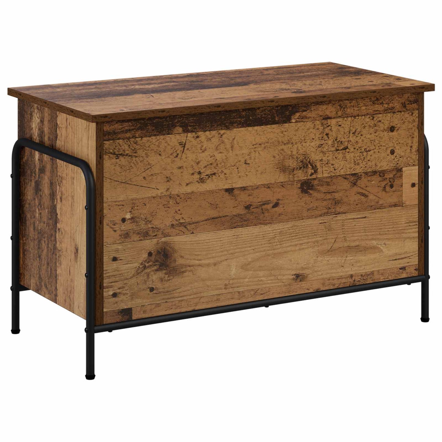 Storage Box Old Wood 80 x 40 x 49.5 cm Engineered Wood