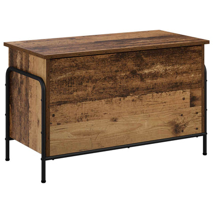 Storage Box Old Wood 80 x 40 x 49.5 cm Engineered Wood