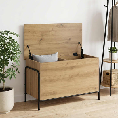 Storage Box Artisan Oak 80 x 40 x 49.5 cm Engineered Wood