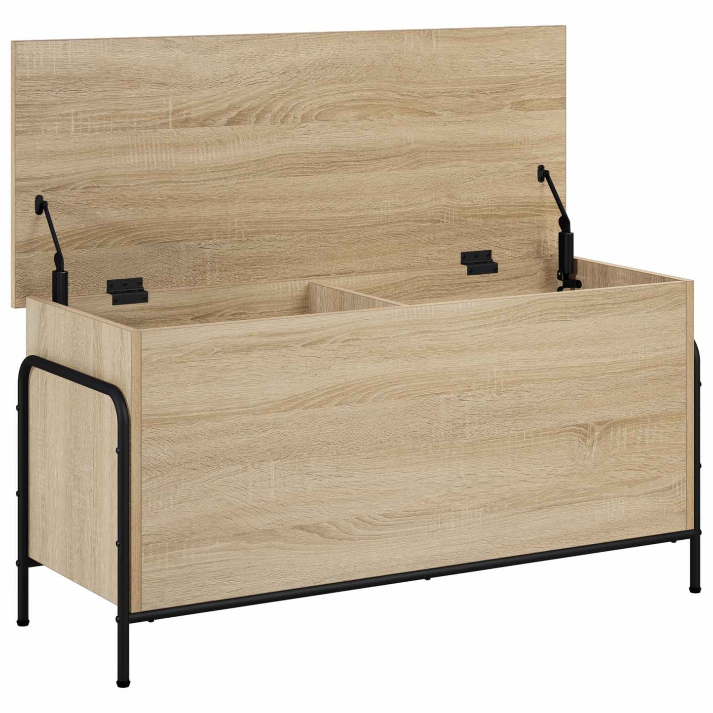Storage Box Sonoma Oak 100 x 40 x 49.5 cm Engineered Wood