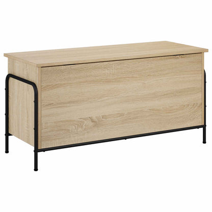 Storage Box Sonoma Oak 100 x 40 x 49.5 cm Engineered Wood