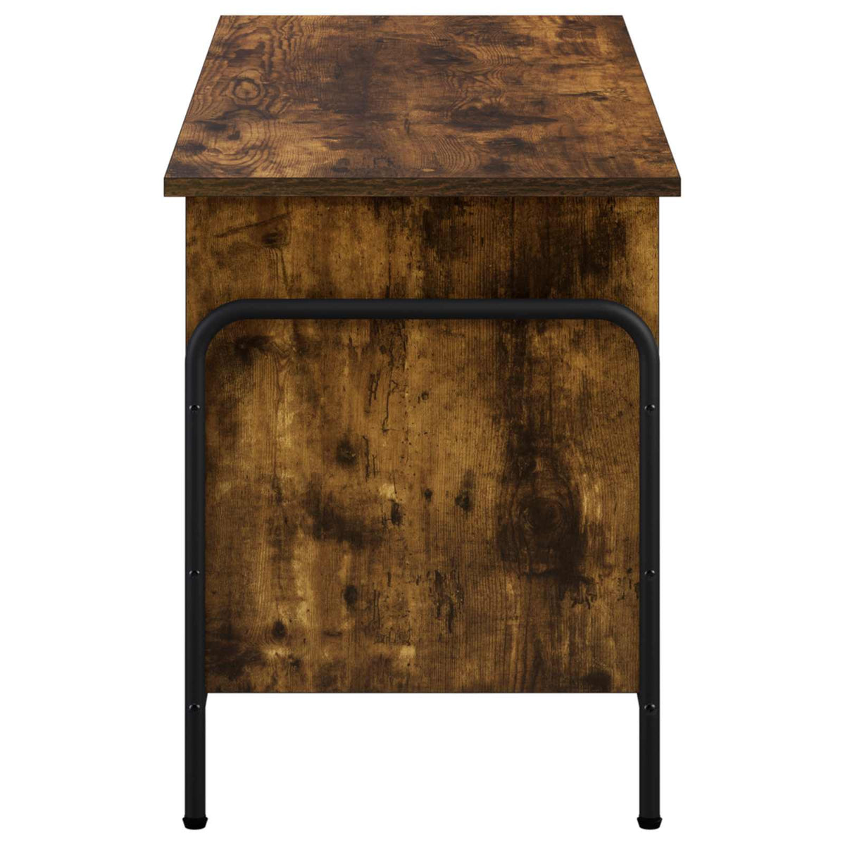 Storage Box Smoked Oak 100 x 40 x 49.5 cm Engineered Wood