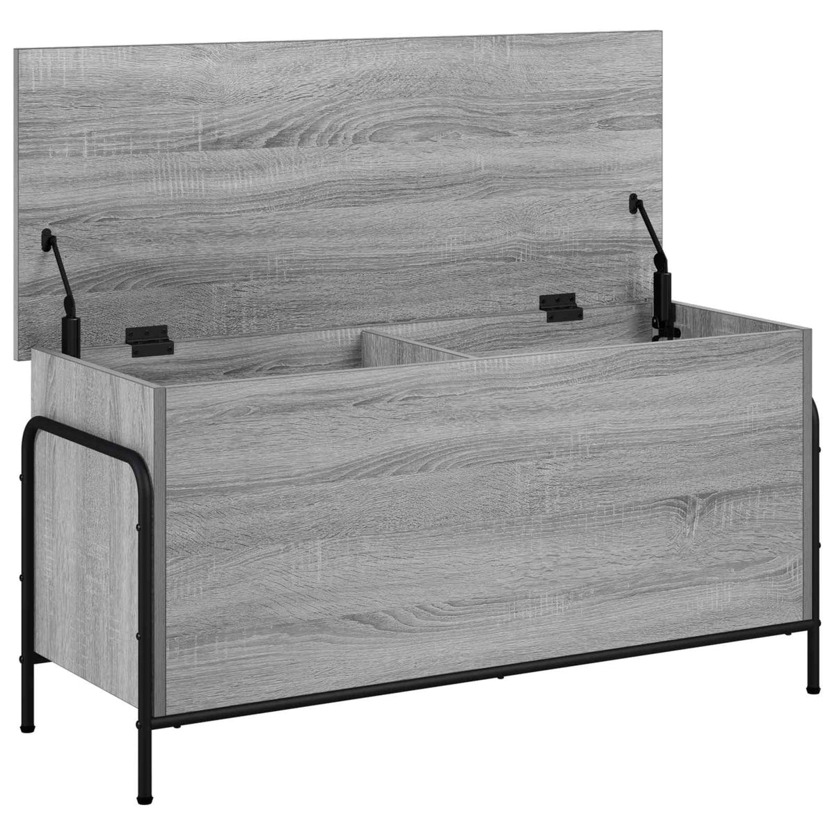 Storage Box Grey Sonoma 100 x 40 x 49.5 cm Engineered Wood