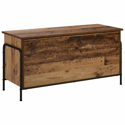 Storage Box Old Wood 100 x 40 x 49.5 cm Engineered Wood