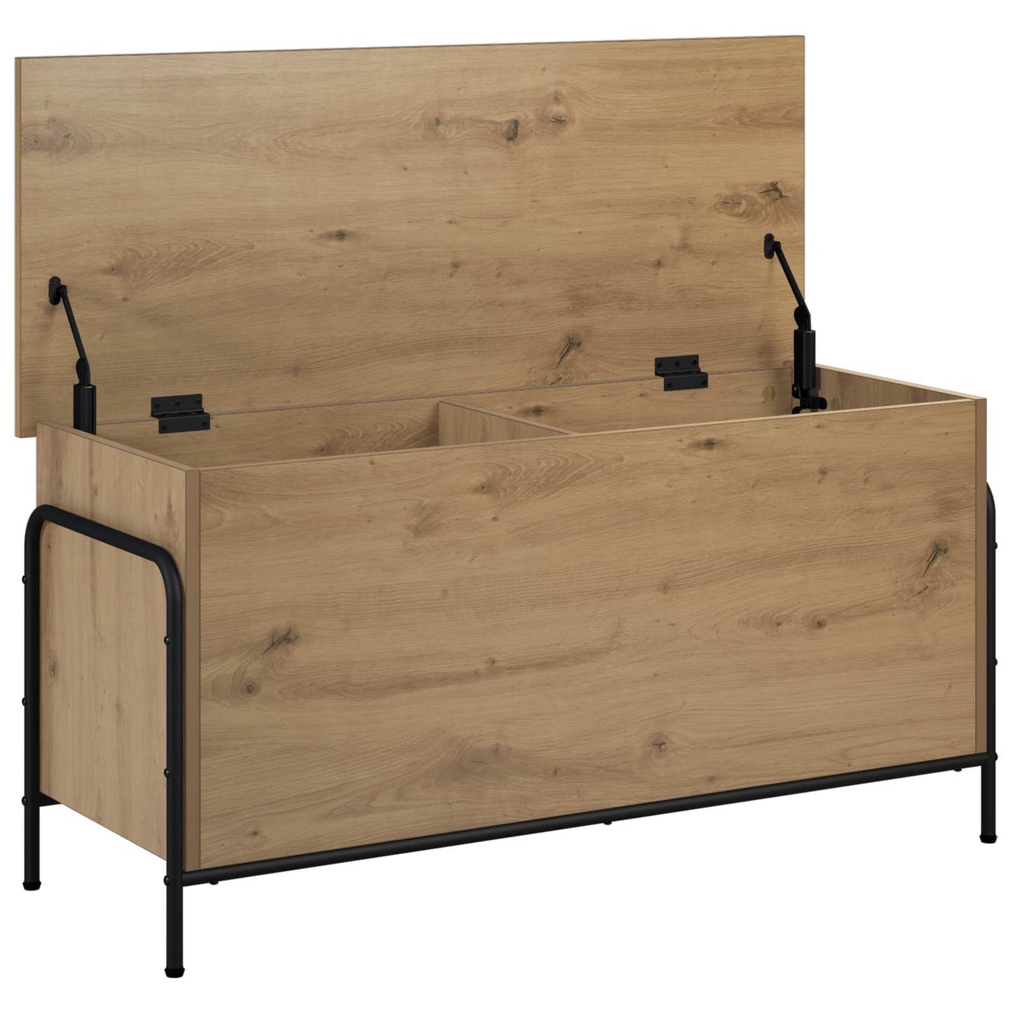 Storage Box Artisan Oak 100 x 40 x 49.5 cm Engineered Wood