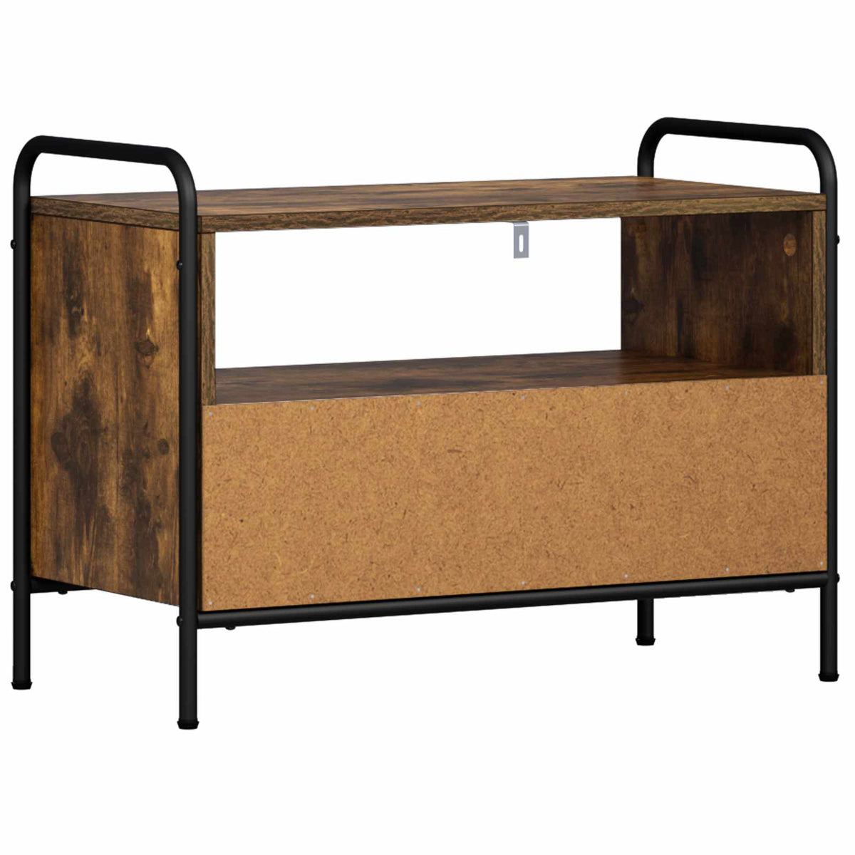 TV Cabinet 67.5 x 33 x 50 cm Smoked Oak Engineered Wood