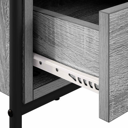 TV Cabinet 67.5 x 33 x 50 cm Grey Sonoma Engineered Wood