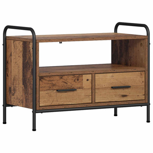 TV Cabinet 67.5 x 33 x 50 cm Old Wood Engineered Wood