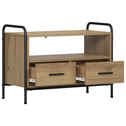 TV Cabinet 67.5 x 33 x 50 cm Artisan Oak Engineered Wood