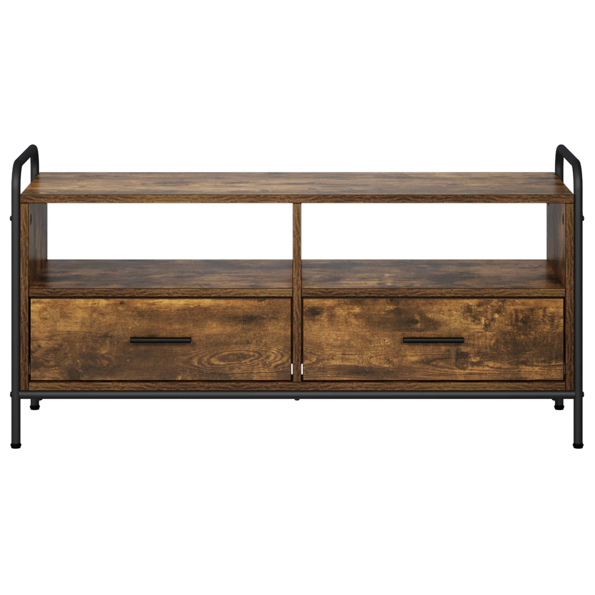TV Cabinet 99.5 x 33 x 50 cm Smoked Oak Engineered Wood