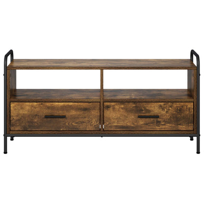 TV Cabinet 99.5 x 33 x 50 cm Smoked Oak Engineered Wood