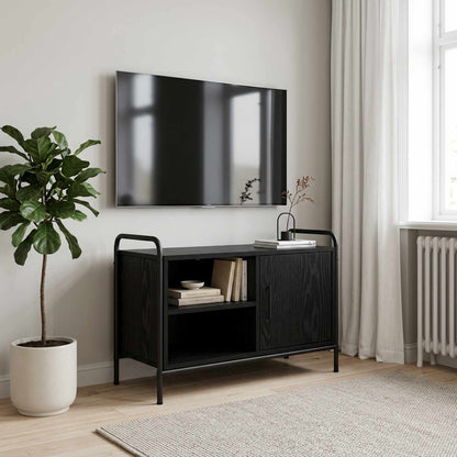 TV Cabinet 67.5 x 33 x 50 cm Black Oak