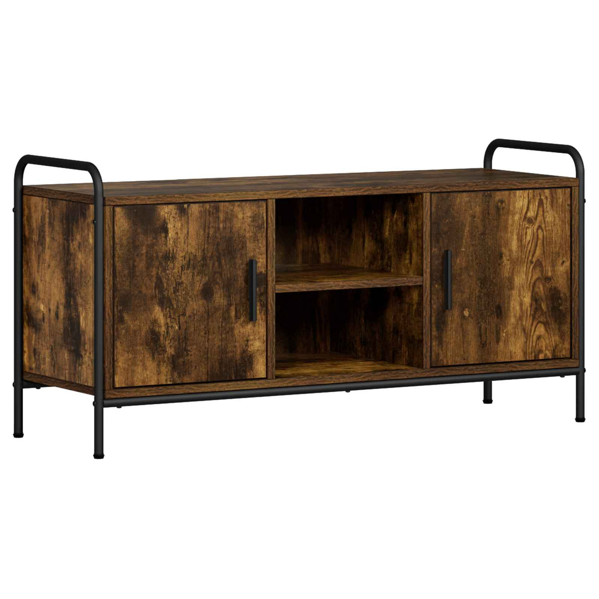 TV Cabinet 99 x 33 x 50 cm Smoked Oak Engineered Wood