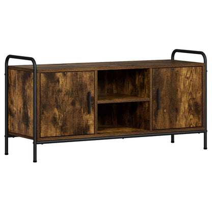 TV Cabinet 99 x 33 x 50 cm Smoked Oak Engineered Wood