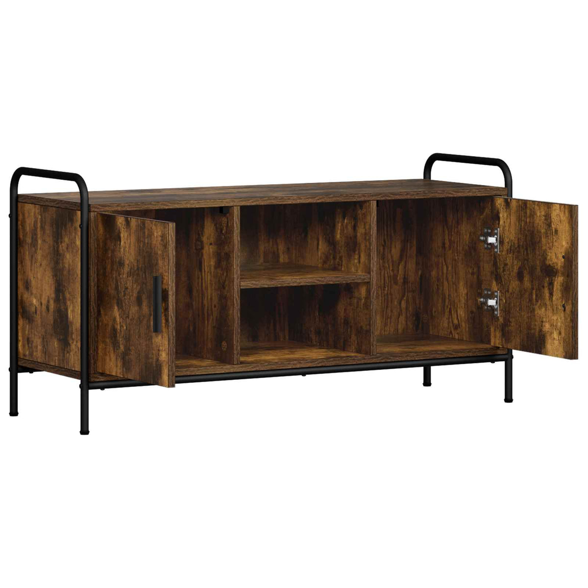 TV Cabinet 99 x 33 x 50 cm Smoked Oak Engineered Wood