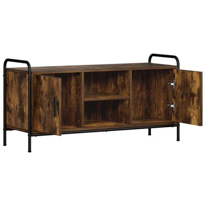 TV Cabinet 99 x 33 x 50 cm Smoked Oak Engineered Wood