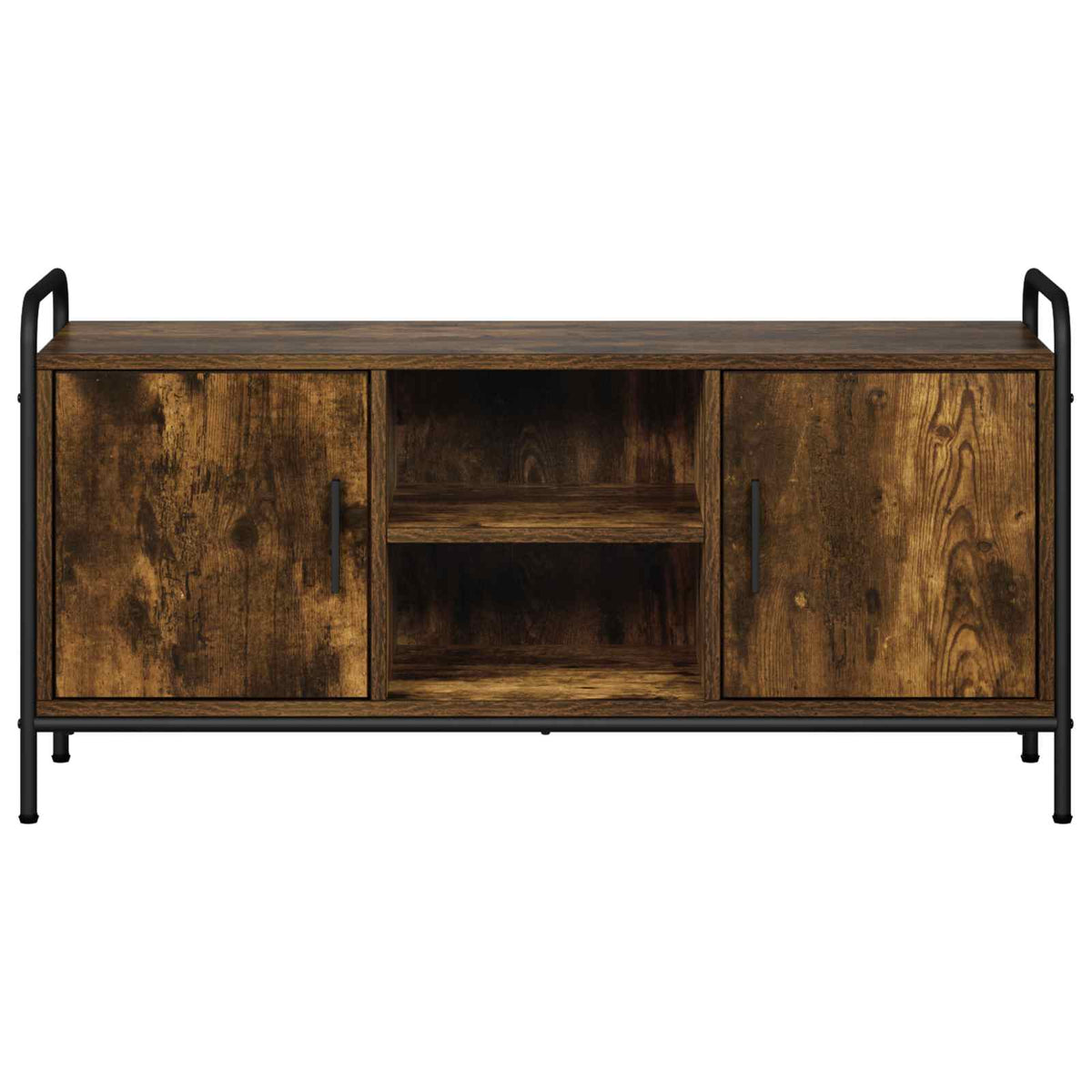 TV Cabinet 99 x 33 x 50 cm Smoked Oak Engineered Wood