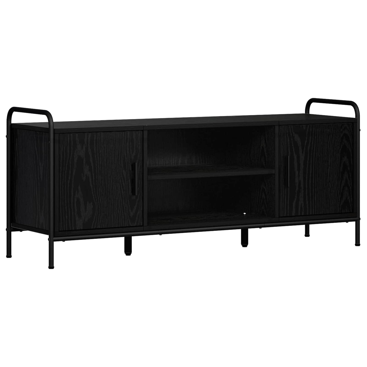 TV Cabinet 119 x 33 x 50 cm Black Oak