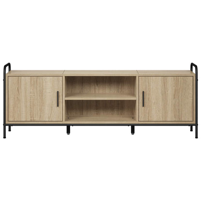 TV Cabinet 133 x 33 x 50 cm Sonoma Oak Engineered Wood
