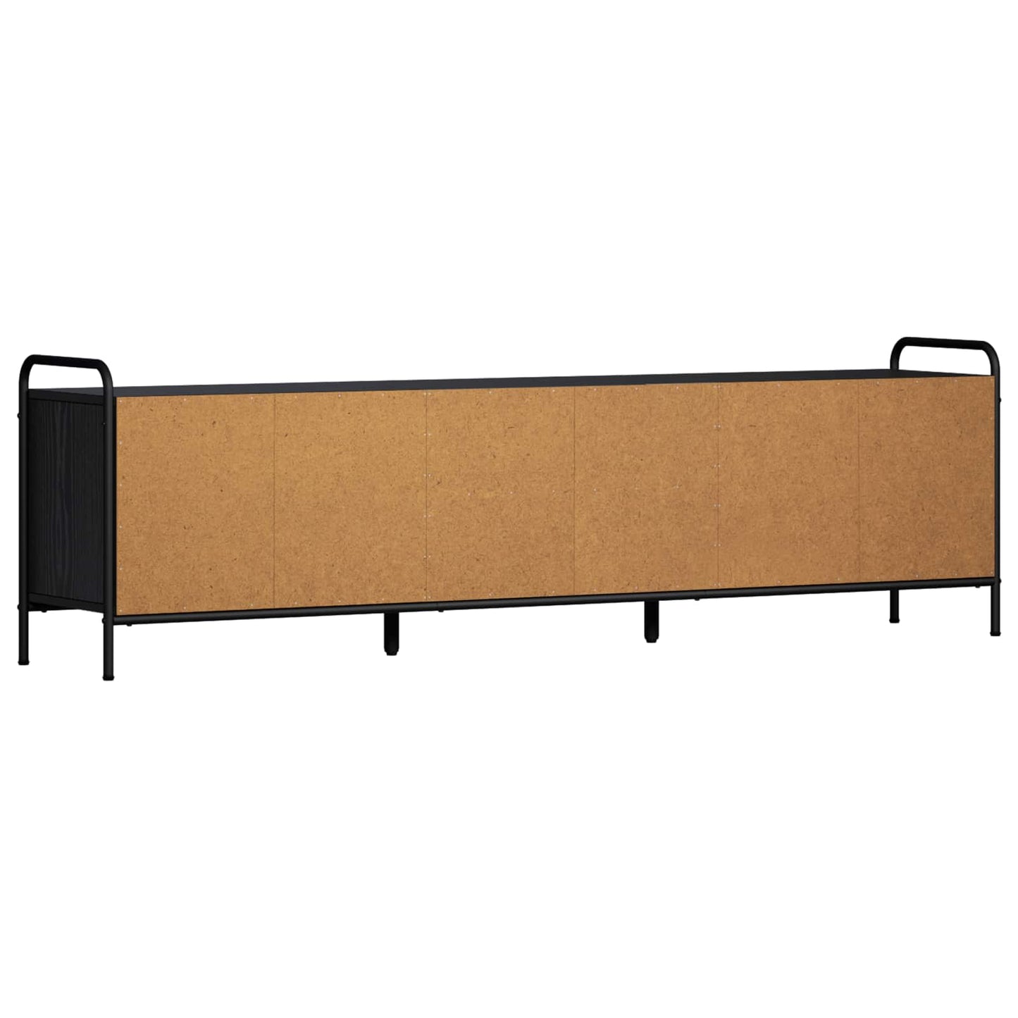 TV Cabinet 167.5 x 33 x 50 cm Black Oak Engineered Wood