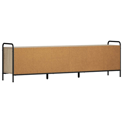 TV Cabinet 167.5 x 33 x 50 cm Sonoma Oak Engineered Wood