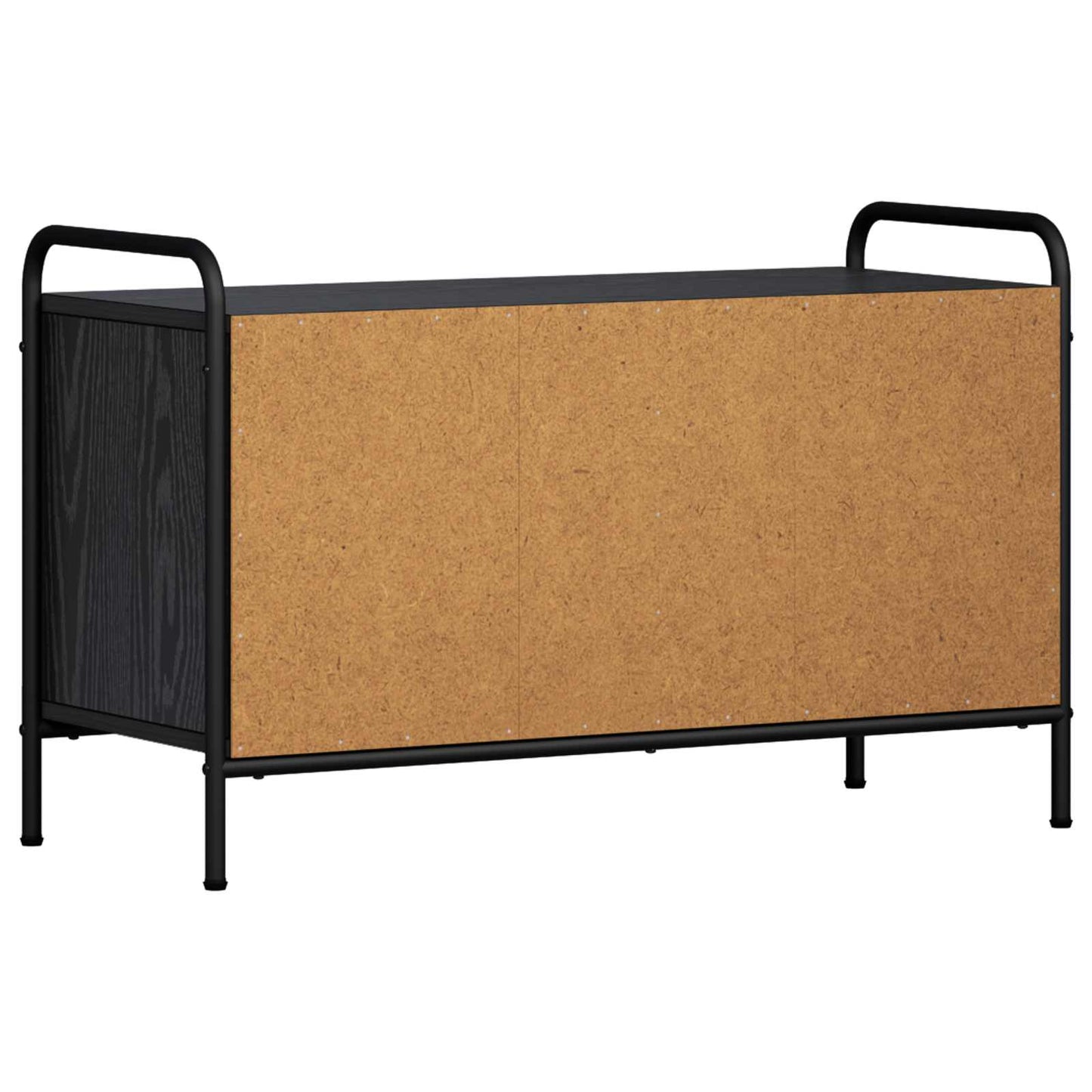 TV Cabinet 79.5 x 33 x 50 cm Black Oak Engineered Wood