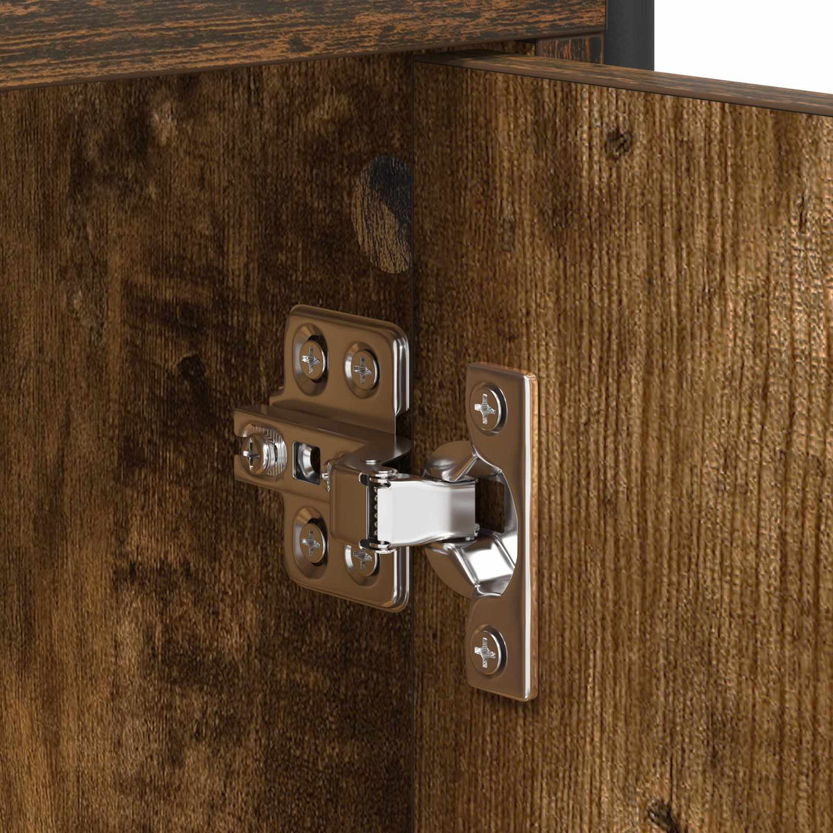 TV Cabinet 79.5 x 33 x 50 cm Smoked Oak Engineered Wood