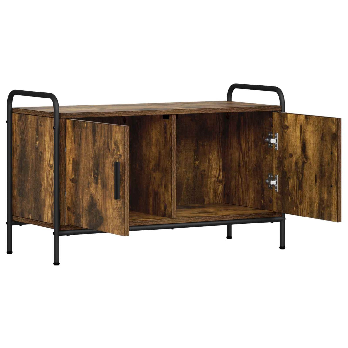 TV Cabinet 79.5 x 33 x 50 cm Smoked Oak Engineered Wood