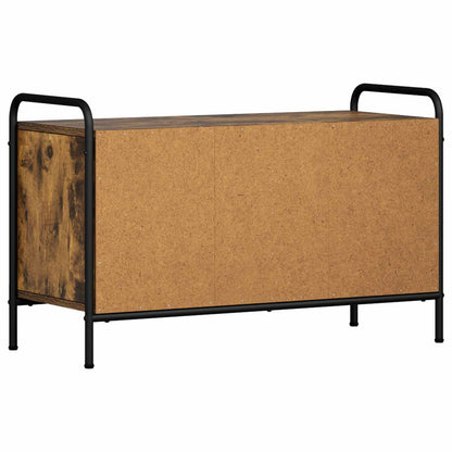 TV Cabinet 79.5 x 33 x 50 cm Smoked Oak Engineered Wood