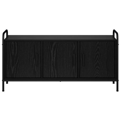 TV Cabinet 99 x 33 x 50 cm Black Oak Engineered Wood