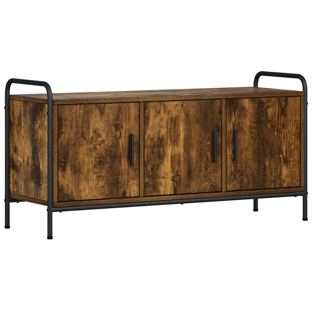 TV Cabinet 99 x 33 x 50 cm Smoked Oak Engineered Wood