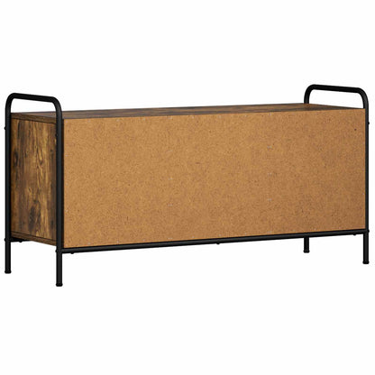 TV Cabinet 99 x 33 x 50 cm Smoked Oak Engineered Wood
