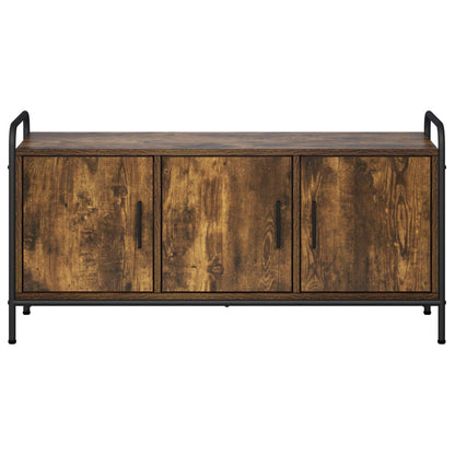 TV Cabinet 99 x 33 x 50 cm Smoked Oak Engineered Wood