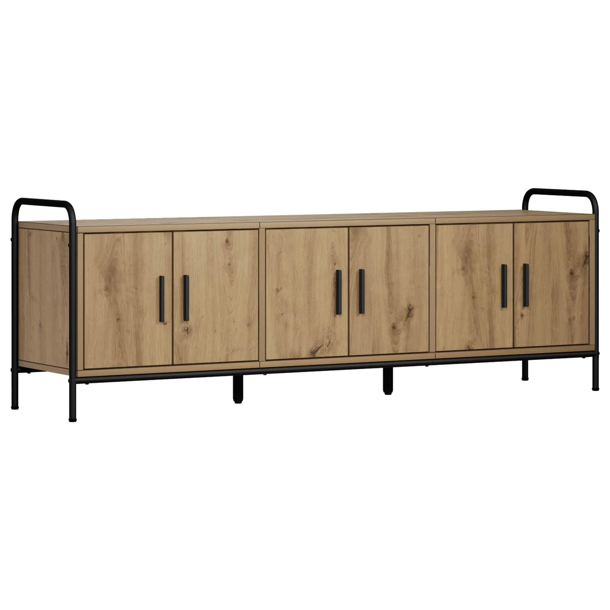 TV Cabinet 146 x 33 x 50 cm Artisan Oak Engineered Wood