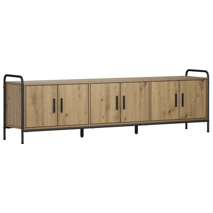 TV Cabinet 167.5 x 33 x 50 cm Artisan Oak Engineered Wood