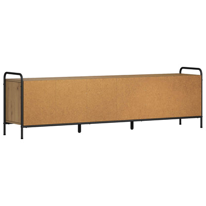TV Cabinet 167.5 x 33 x 50 cm Artisan Oak Engineered Wood