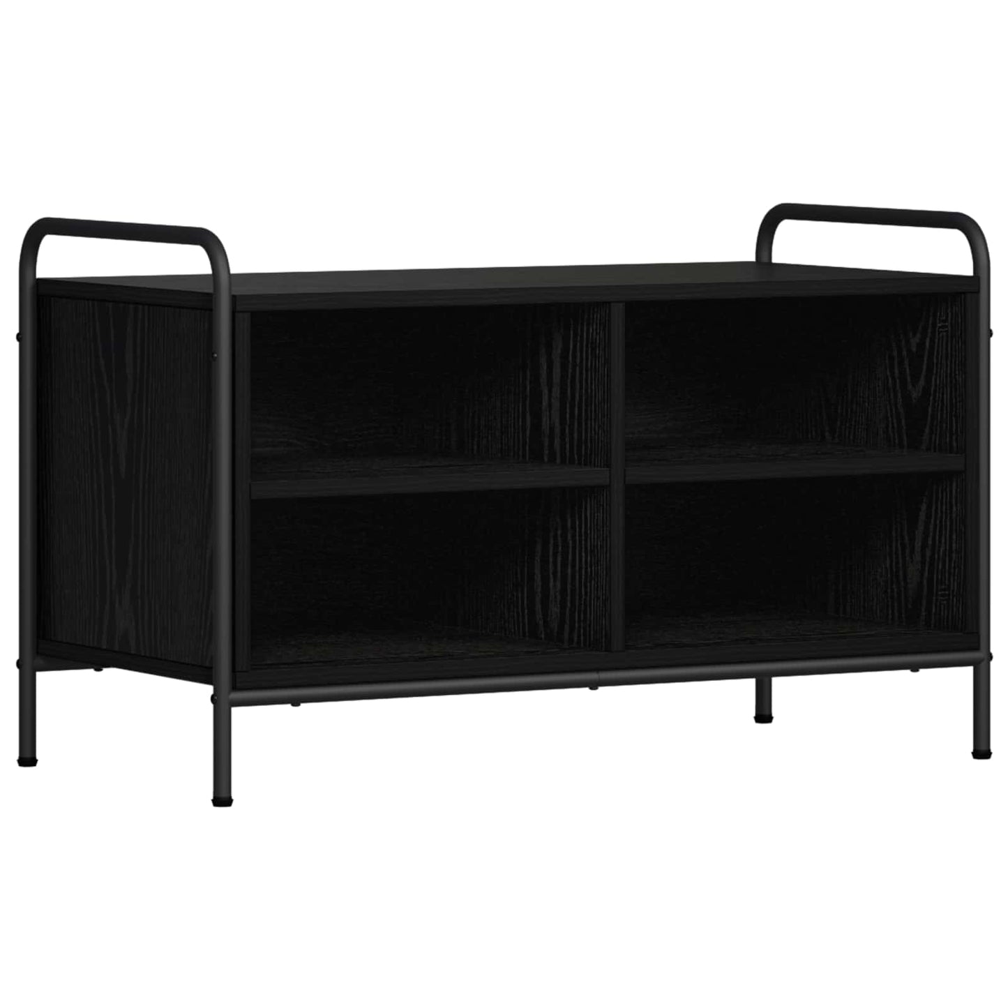 TV Cabinet 80 x 39.5 x 50 cm Black Oak Engineered Wood