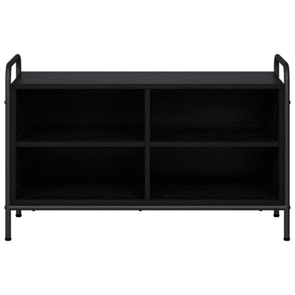 TV Cabinet 80 x 39.5 x 50 cm Black Oak Engineered Wood