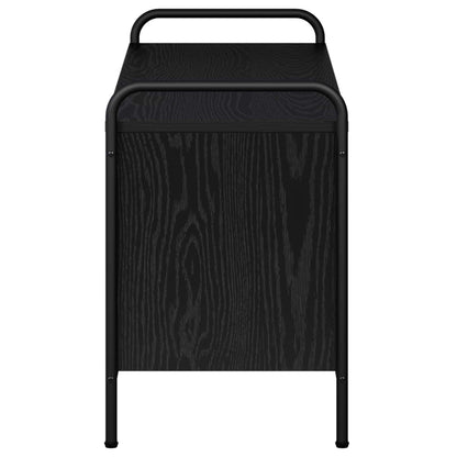 TV Cabinet 80 x 39.5 x 50 cm Black Oak Engineered Wood