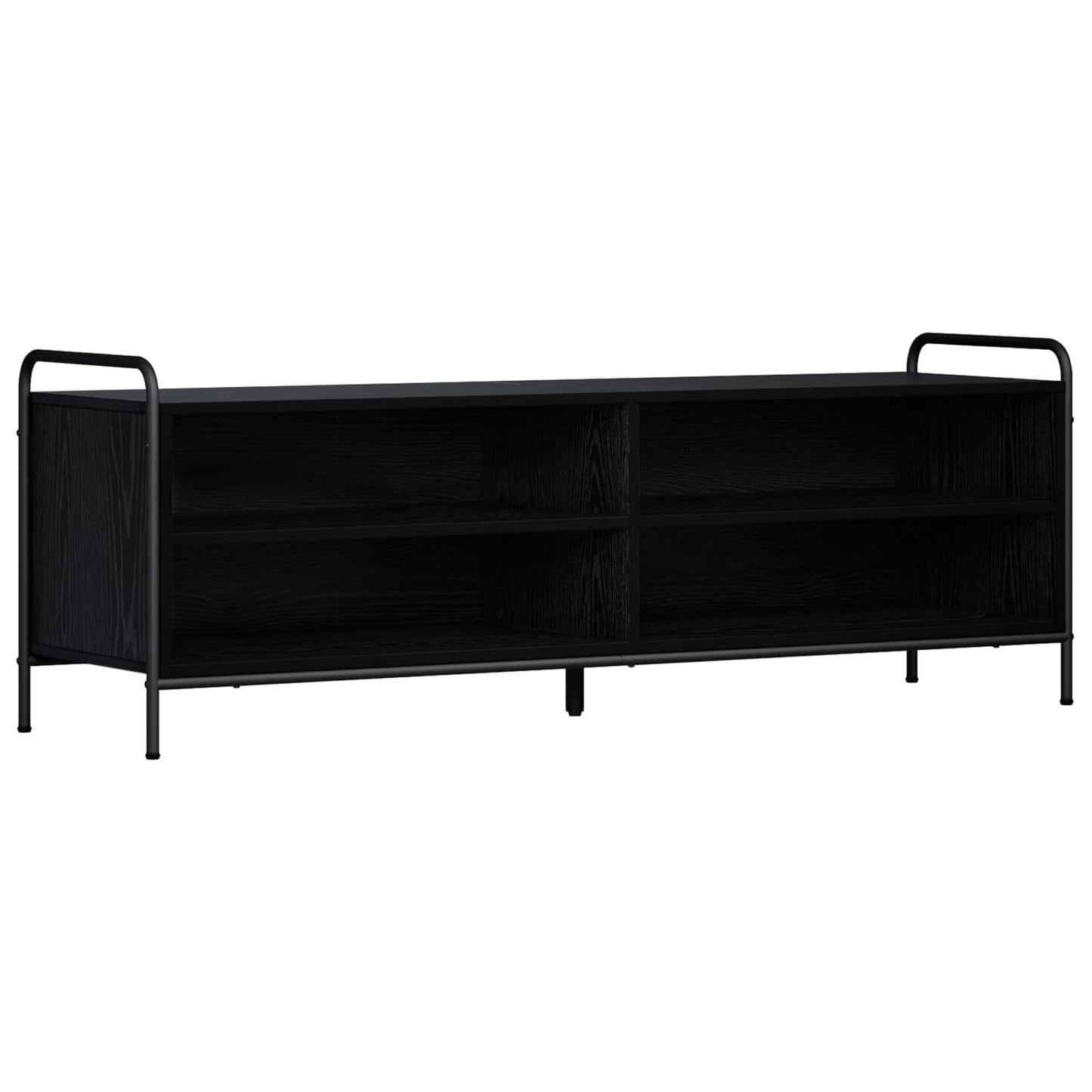 TV Cabinet 140 x 39.5 x 50 cm Black Oak Engineered Wood