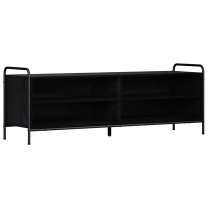 TV Cabinet 140 x 39.5 x 50 cm Black Oak Engineered Wood