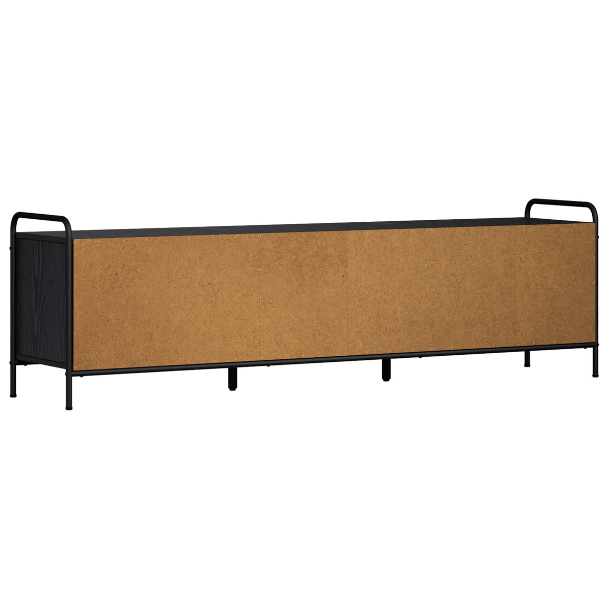 TV Cabinet 167.5 x 36.5 x 50 cm Black Oak Engineered Wood