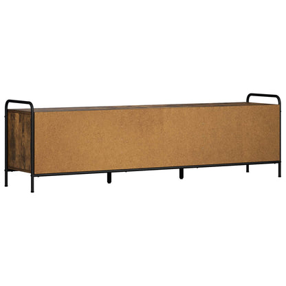 TV Cabinet 167.5 x 36.5 x 50 cm Smoked Oak Engineered Wood