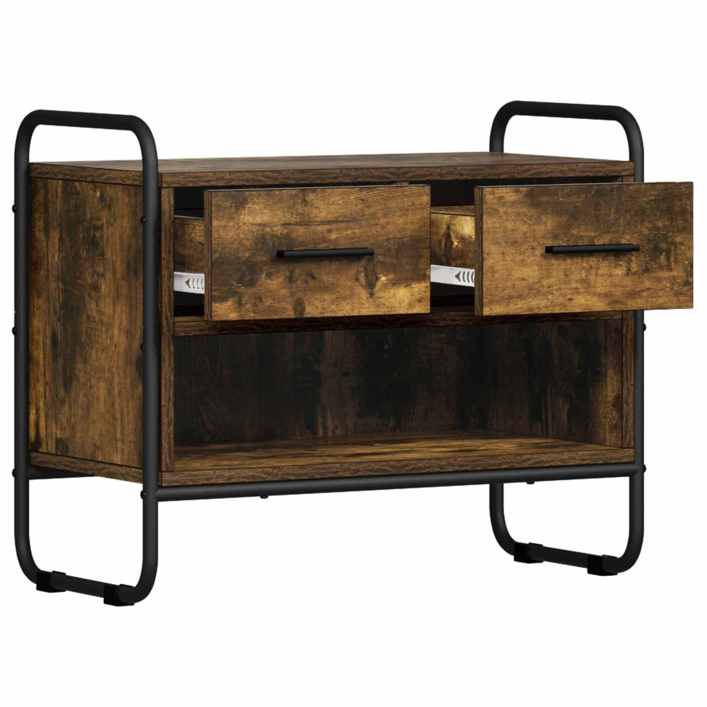 TV Cabinet 60 x 30 x 50 cm Smoked Oak Engineered Wood
