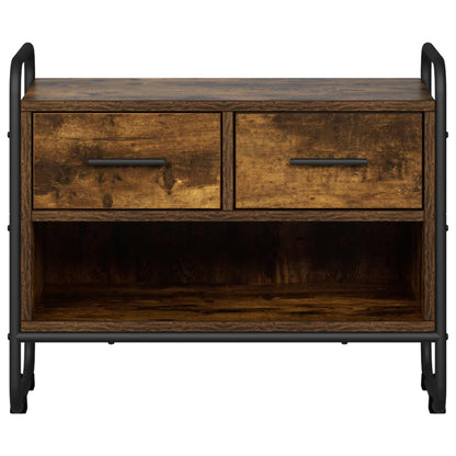 TV Cabinet 60 x 30 x 50 cm Smoked Oak Engineered Wood
